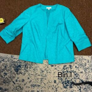 Coldwater Creek Turquoise Blazer